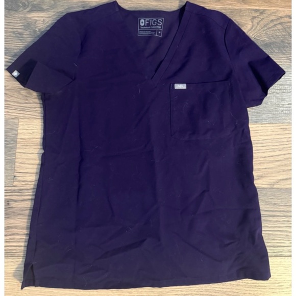 Figs medium dark purple Catarina top - Picture 1 of 1